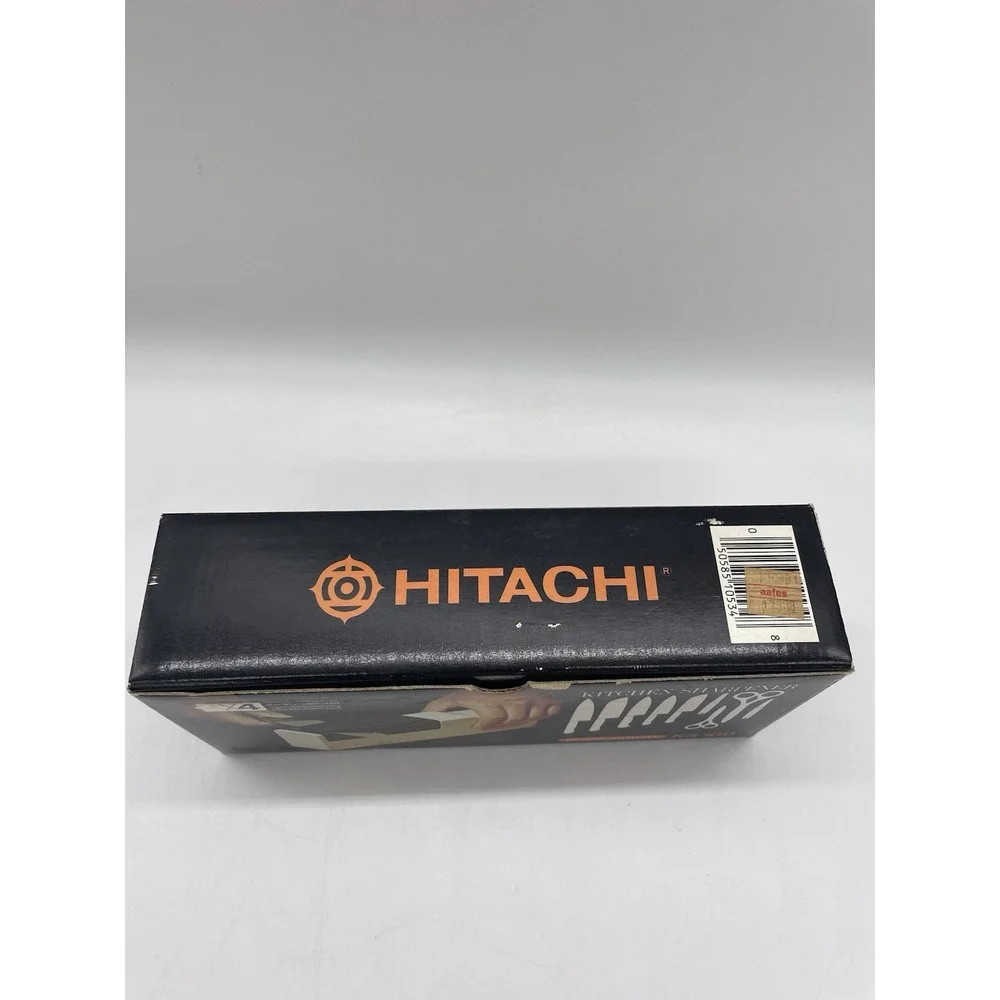 VTG Hitachi KS-100 Cordless Knife Sharpener White Battery‎ Operated Japan Tested
